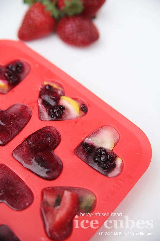 berry infused heart ice cubes91