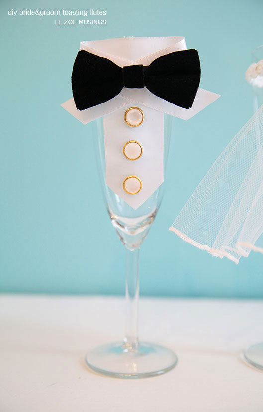 diy toasting flutes