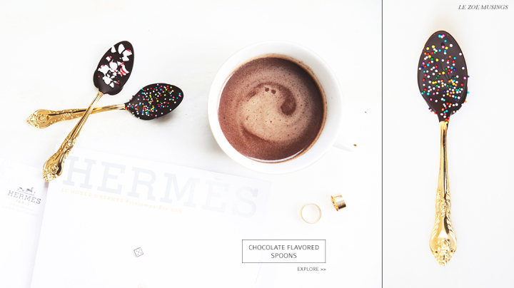 Chocolate Flavored Spoon by Le Zoe Musings_Banner