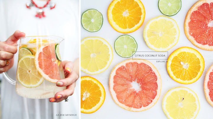 Citrus Coconut Soda_Le Zoe Musings_Banner