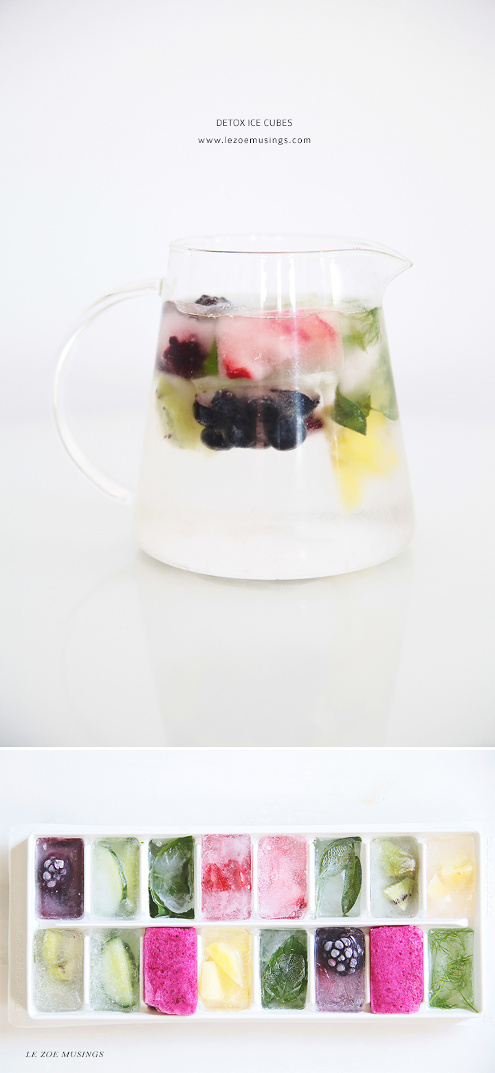 Detox Ice Cubes by Le Zoe Musings