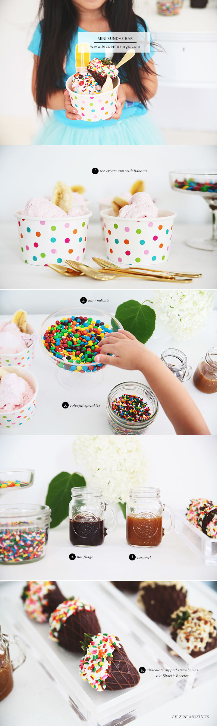Mini Sundae Bar by Le Zoe Musings 3