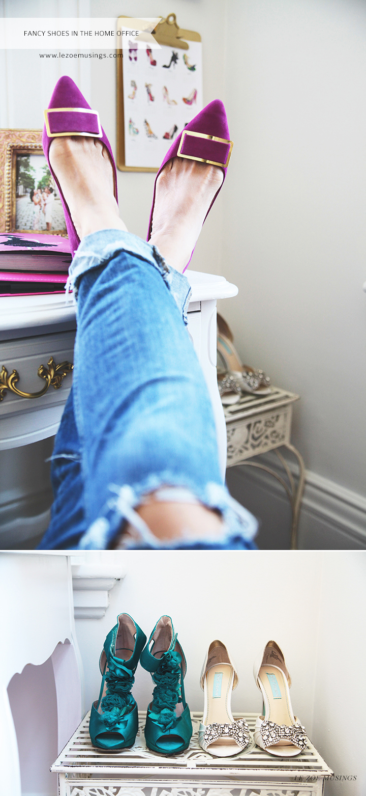 Fancy Shoes in the Home Office by Le Zoe Musings_4
