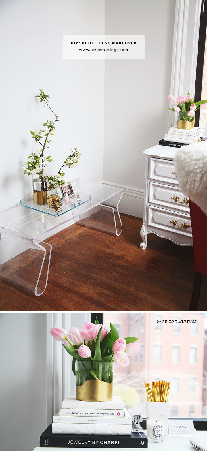 Thrifted Office Desk Makeover by Le Zoe Musings3