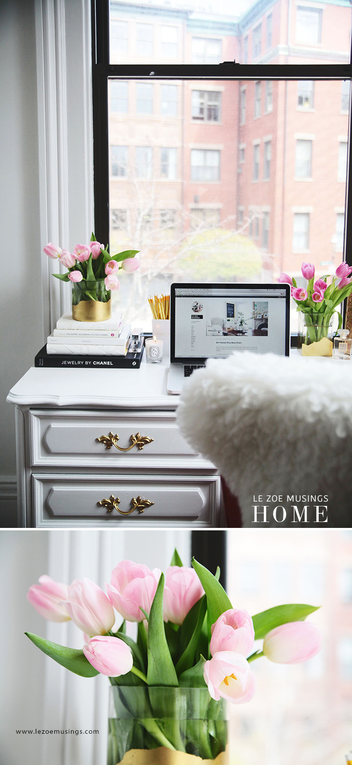 Thrifted Office Desk Makeover by Le Zoe Musings4