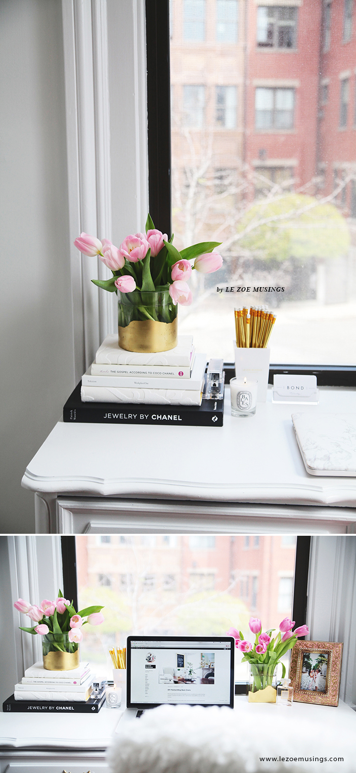 Thrifted Office Desk Makeover by Le Zoe Musings6