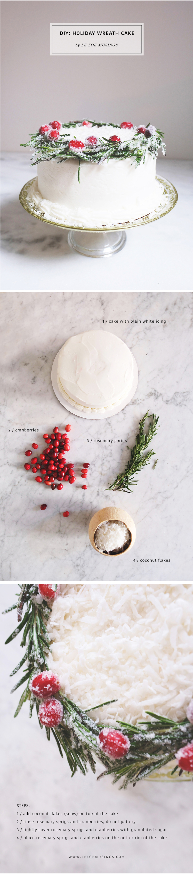 DIY_HolidayWreathCake_LeZoeMusings