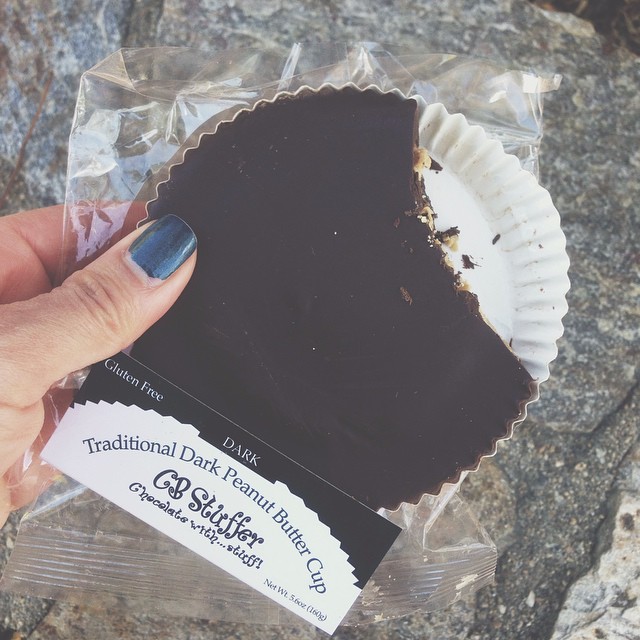 Thanks G for this ginormous peanut butter cup! @giu_smith