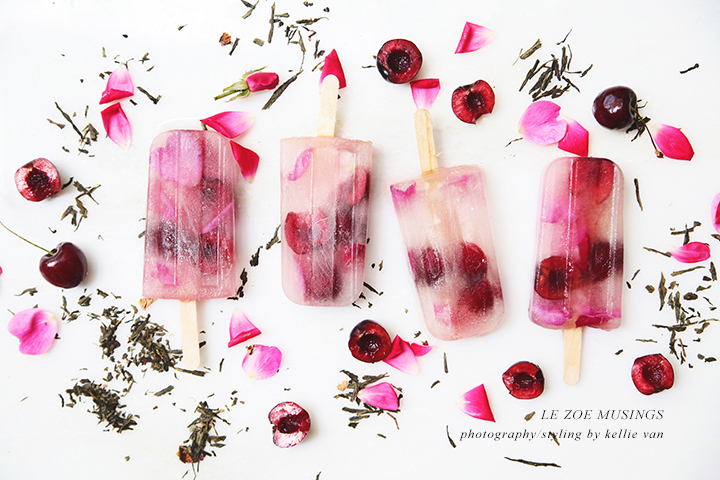 Cherry Rose Tea Popsicles by Le Zoe Musings 6