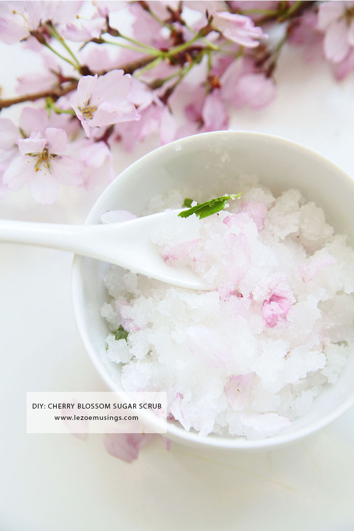 Cherry Blossom Sugar Scrub_Le Zoe Musings 2