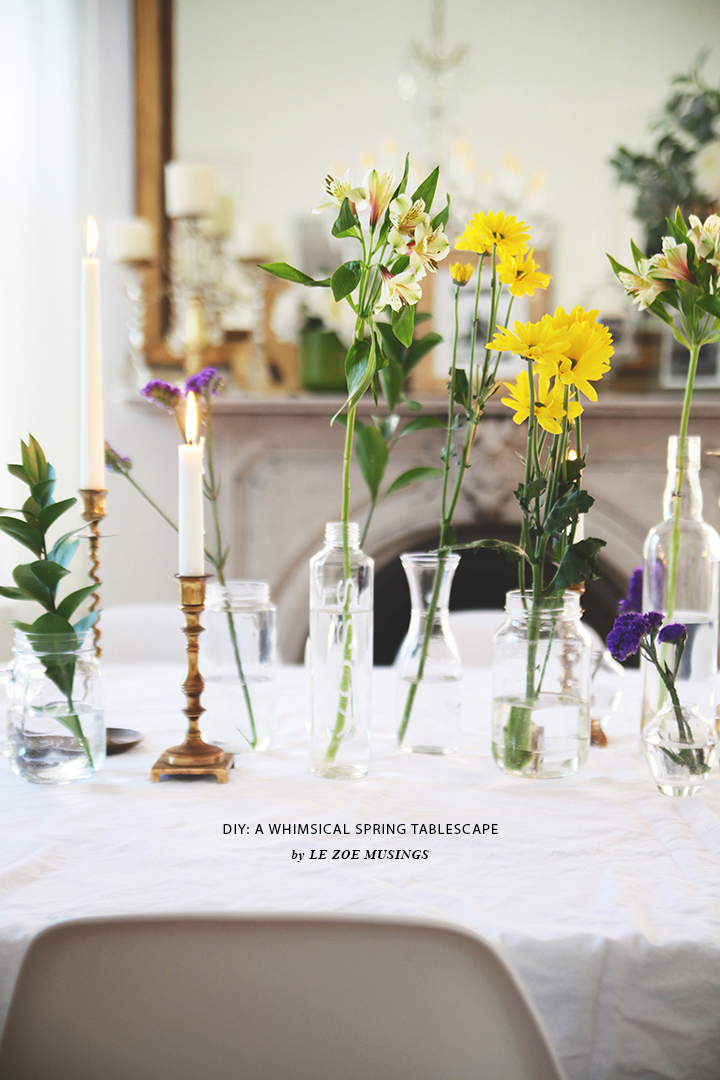 DIY A WHIMSICAL SPRING TABLESCAPE by LE ZOE MUSINGS 8